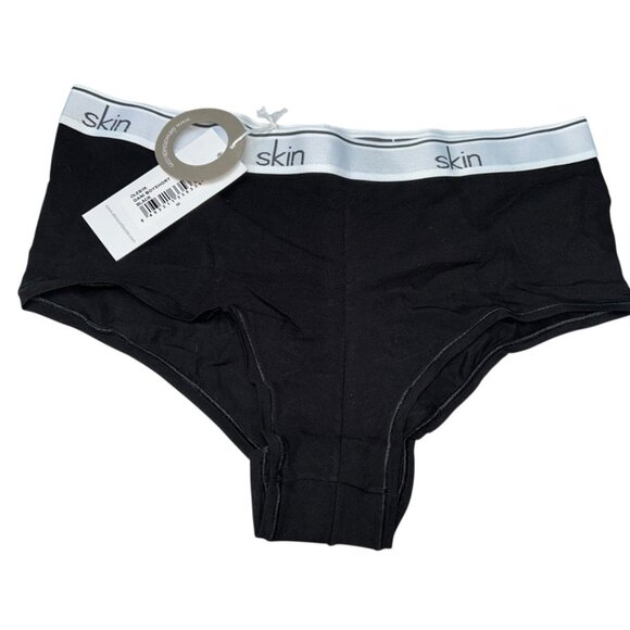 skin black white NEW NWT boy short style undewear NIP M - Picture 1 of 3